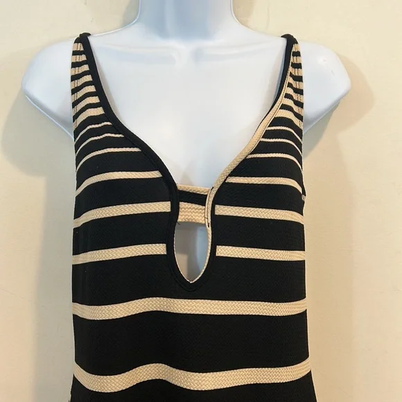 Brat Star Sleeveless Multi Strip Dress Size XL - Picture 2 of 9